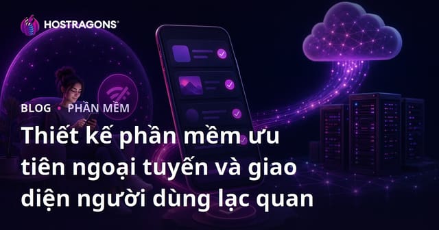 Thiết kế phần mềm ưu tiên ngoại tuyến và giao diện người dùng lạc quan