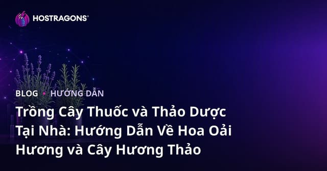Trồng Cây Thuốc và Thảo Dược Tại Nhà: Hướng Dẫn Về Hoa Oải Hương và Cây Hương Thảo
