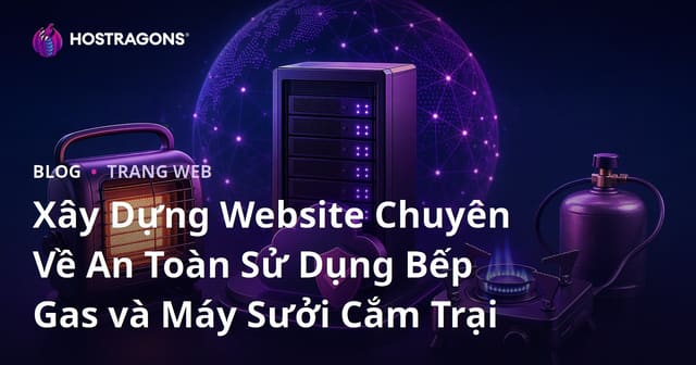 Xây Dựng Website Chuyên Về An Toàn Sử Dụng Bếp Gas và Máy Sưởi Cắm Trại