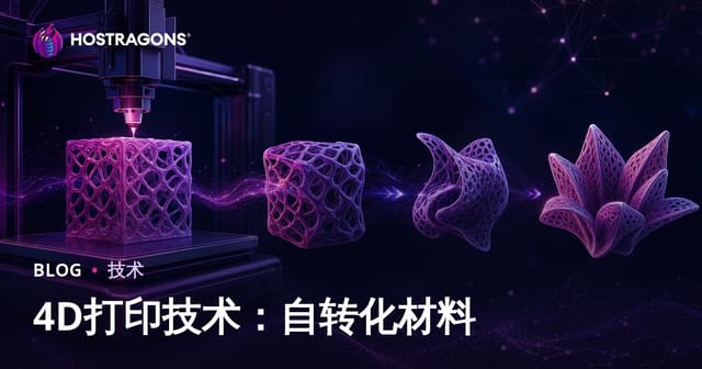 4D打印技术：自转化材料