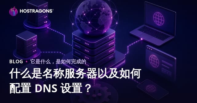 什么是名称服务器以及如何配置 DNS 设置？