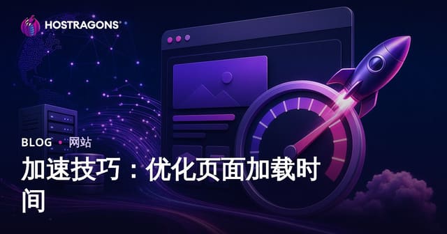 网站加速技巧：优化网页加载时间提升整体表现