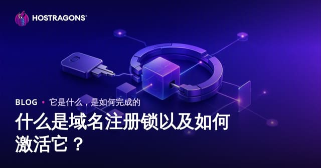 什么是域名注册锁以及如何激活它？