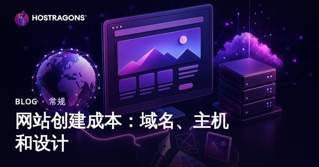网站创建成本：域名、主机和设计