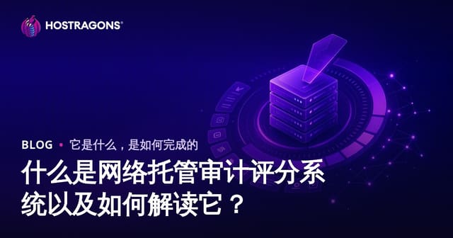 什么是网络托管审计评分系统以及如何解读它？