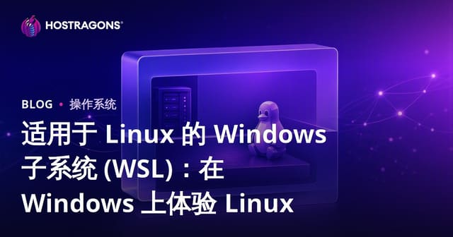 适用于 Linux 的 Windows 子系统 (WSL)：在 Windows 上体验 Linux