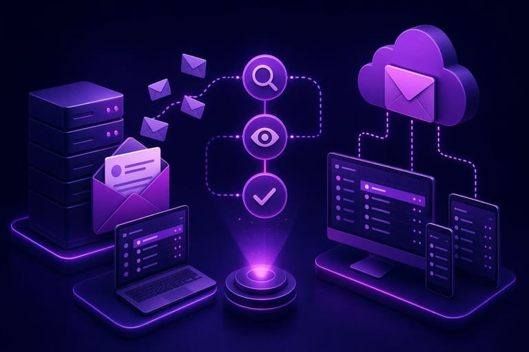 Кроки попереднього перегляду IMAP та POP3