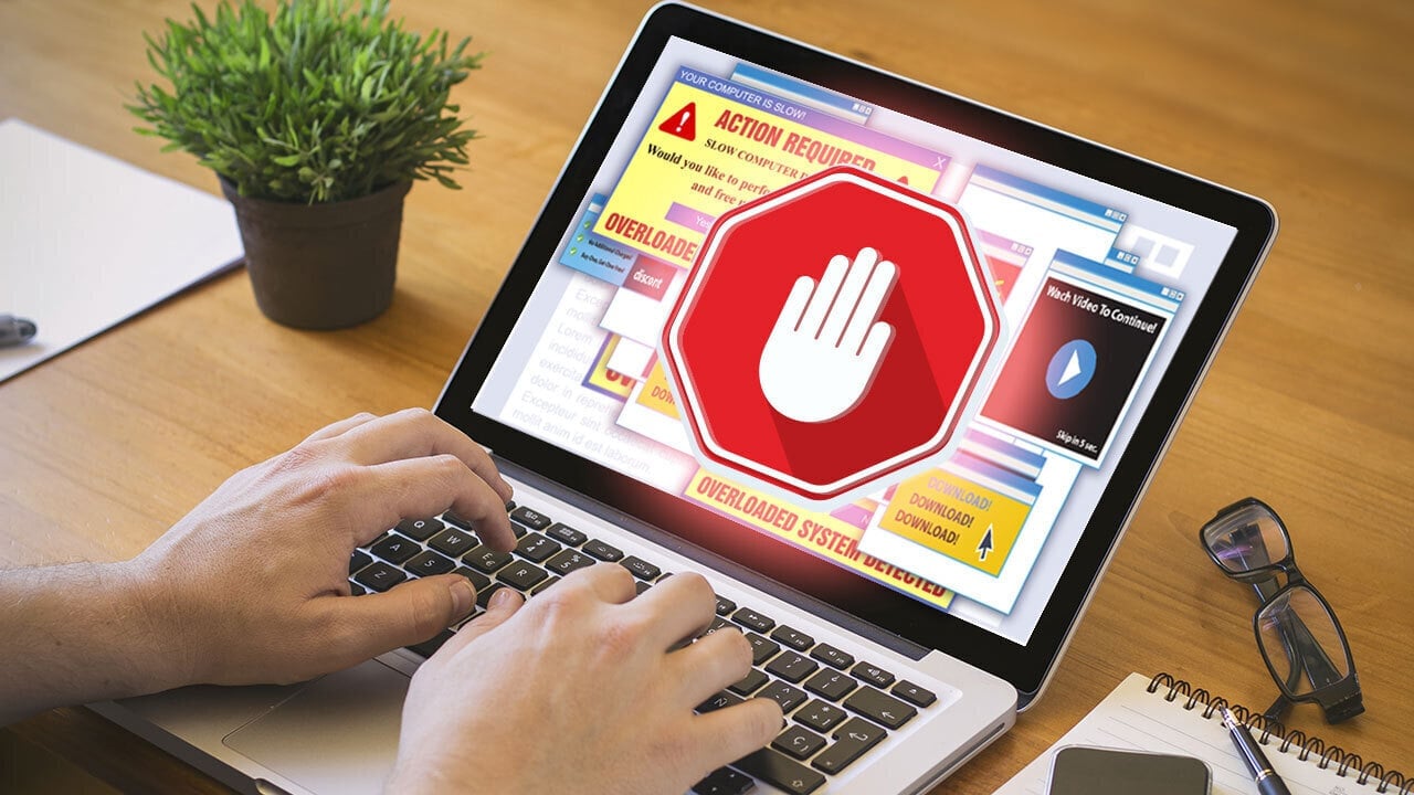 reklamblockering på dator