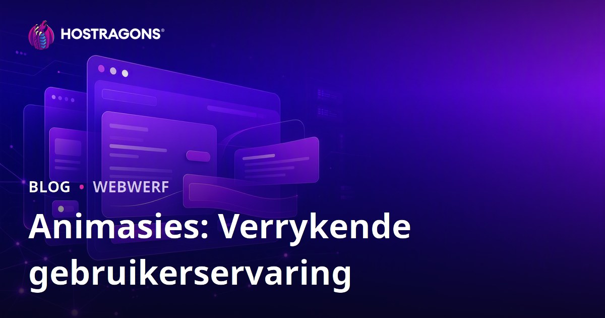 Animasies: Verrykende gebruikerservaring