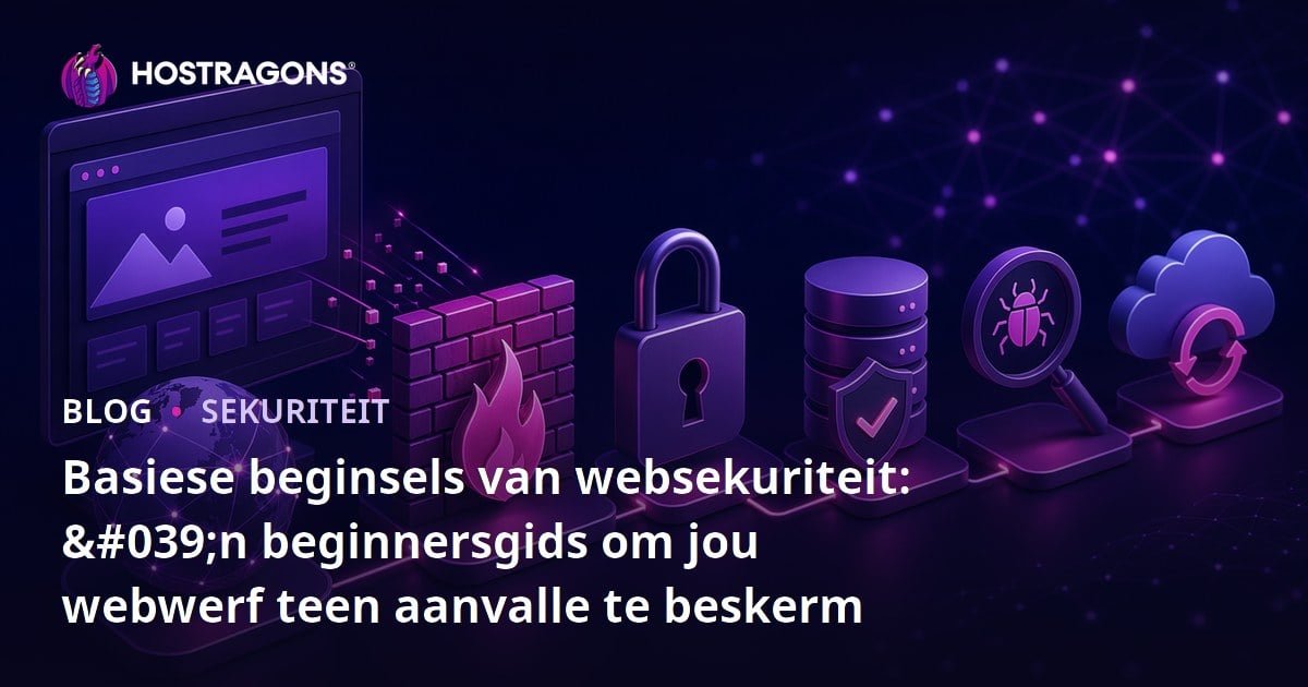 Basiese beginsels van websekuriteit: 'n beginnersgids om jou webwerf teen aanvalle te beskerm