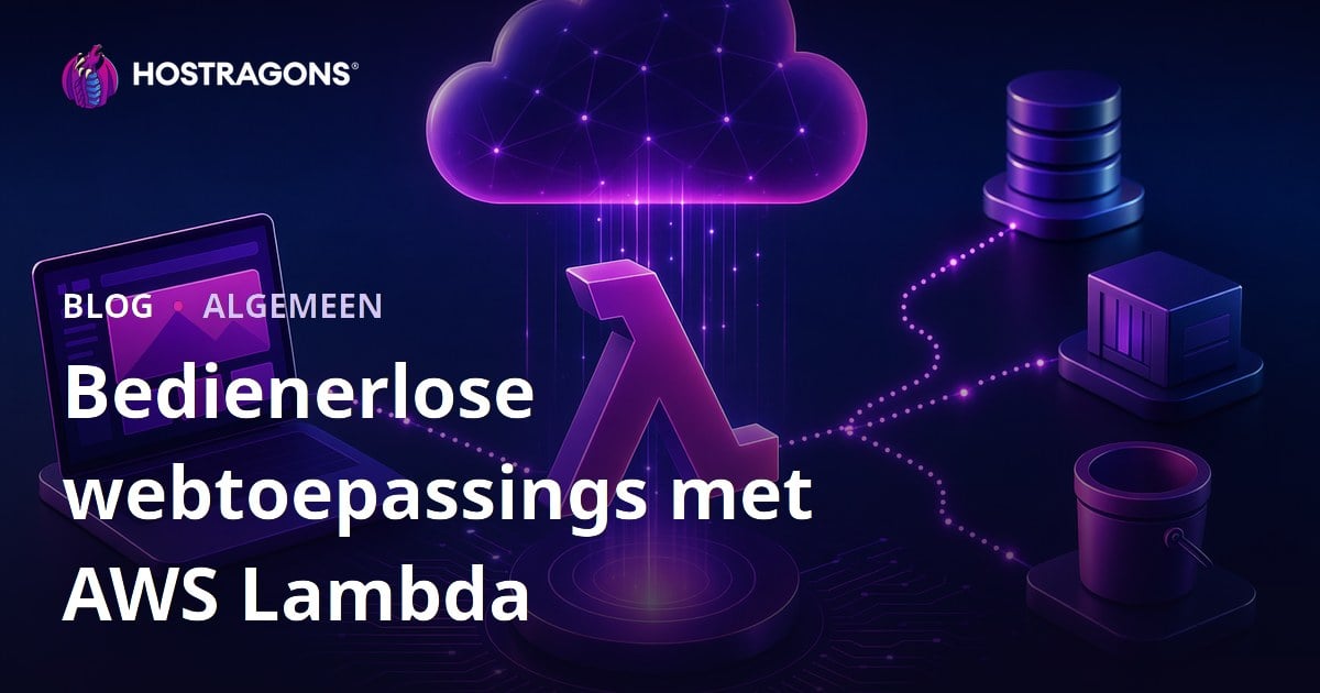 Bedienerlose webtoepassings met AWS Lambda