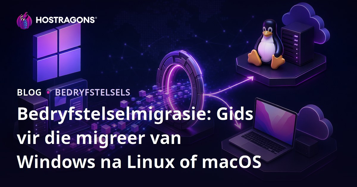 Bedryfstelselmigrasie: Gids vir die migreer van Windows na Linux of macOS