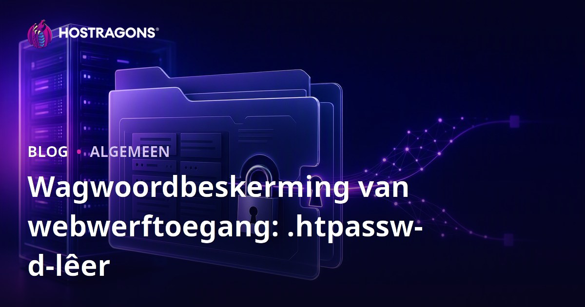 Wagwoordbeskerming van webwerftoegang: .htpasswd-lêer