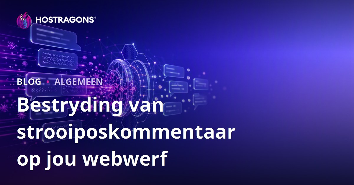 Bestryding van strooiposkommentaar op jou webwerf