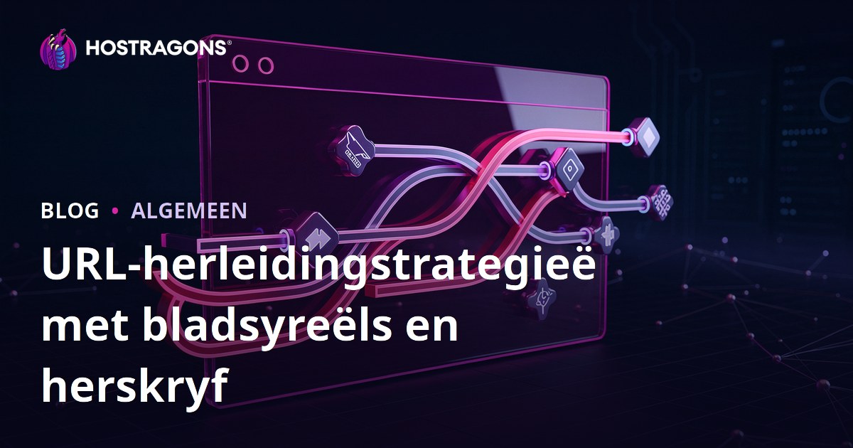 URL-herleidingstrategieë met bladsyreëls en herskryf