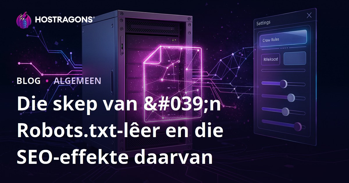 Die skep van 'n Robots.txt-lêer en die SEO-effekte daarvan