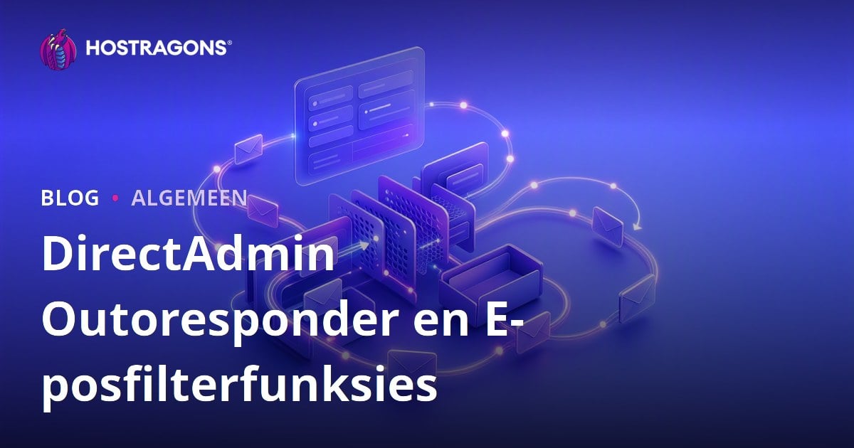 DirectAdmin Outoresponder en E-posfilterfunksies