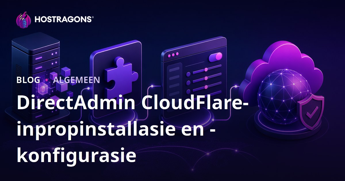 DirectAdmin CloudFlare Tadding en Konfigurasie