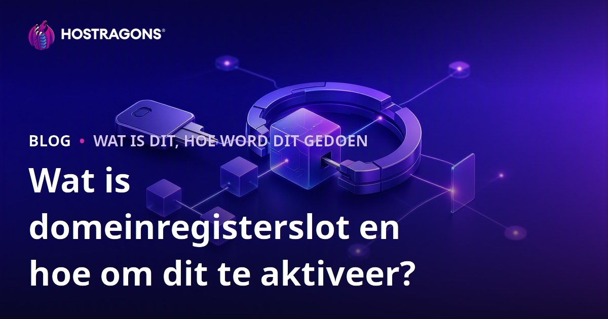 Wat is domeinregisterslot en hoe om dit te aktiveer?