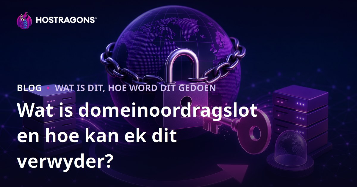 Wat is domeinoordragslot en hoe kan ek dit verwyder?