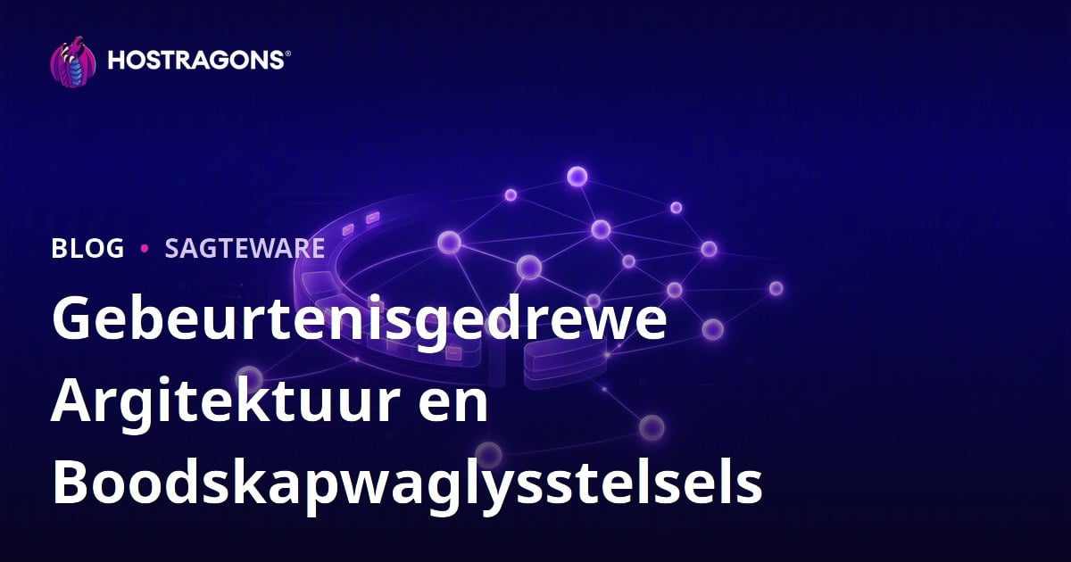 Gebeurtenisgedrewe Argitektuur en Boodskapwaglysstelsels