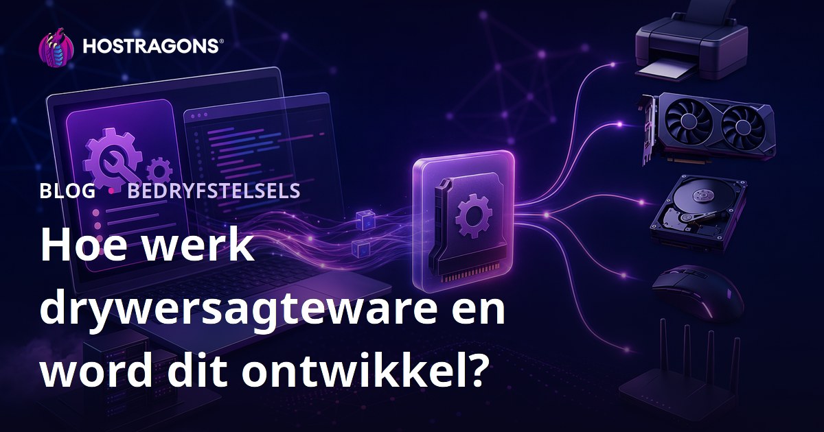 Hoe werk drywersagteware en word dit ontwikkel?