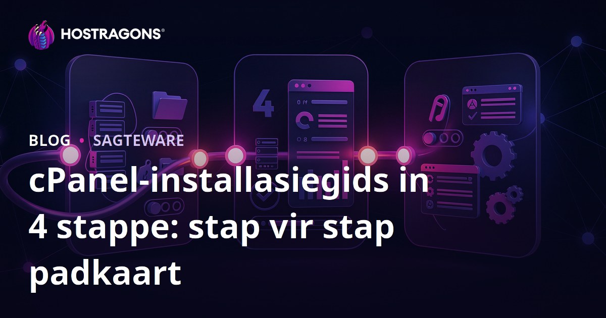 cPanel-installasiegids in 4 stappe: stap vir stap padkaart