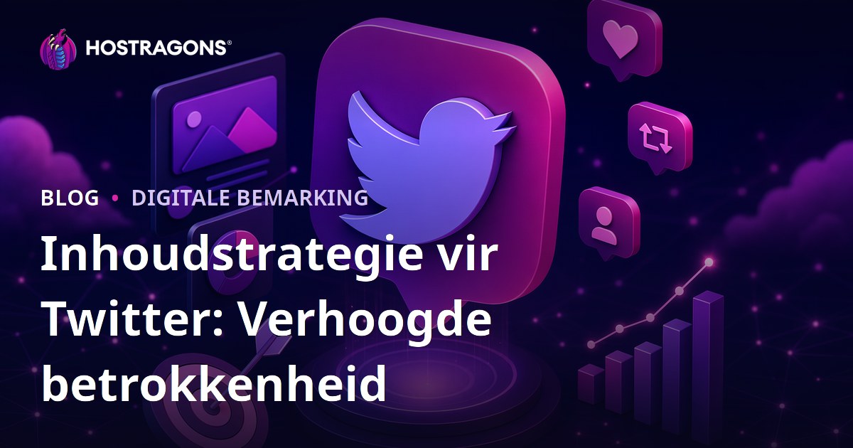 Inhoudstrategie vir Twitter: Verhoogde betrokkenheid