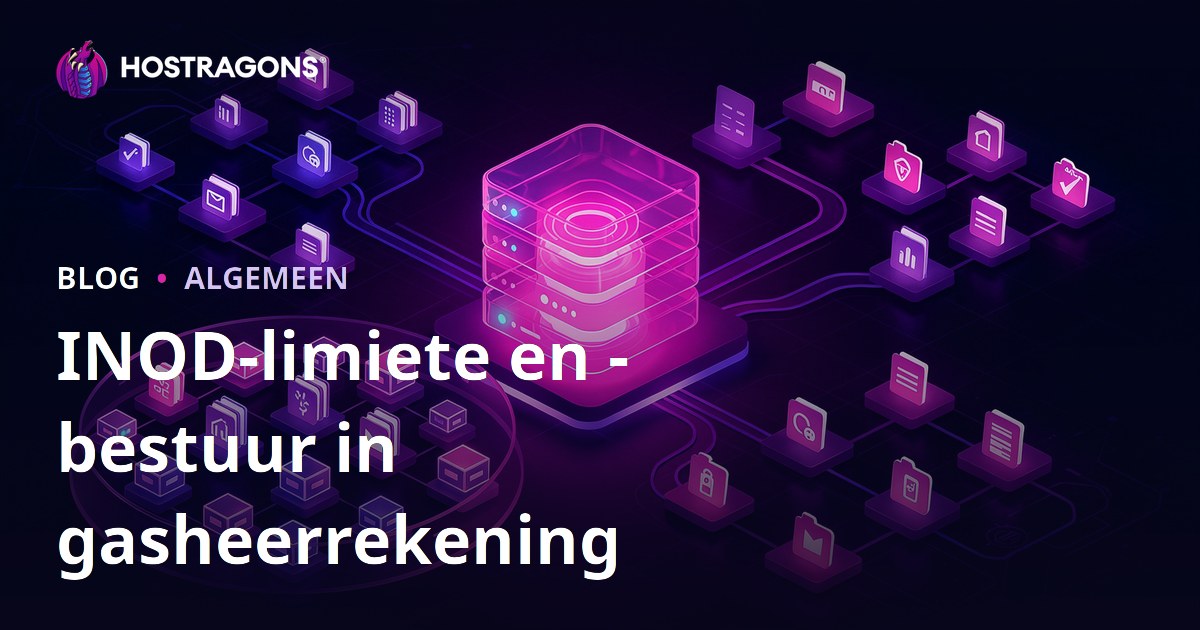 INOD-limiete en -bestuur in gasheerrekening