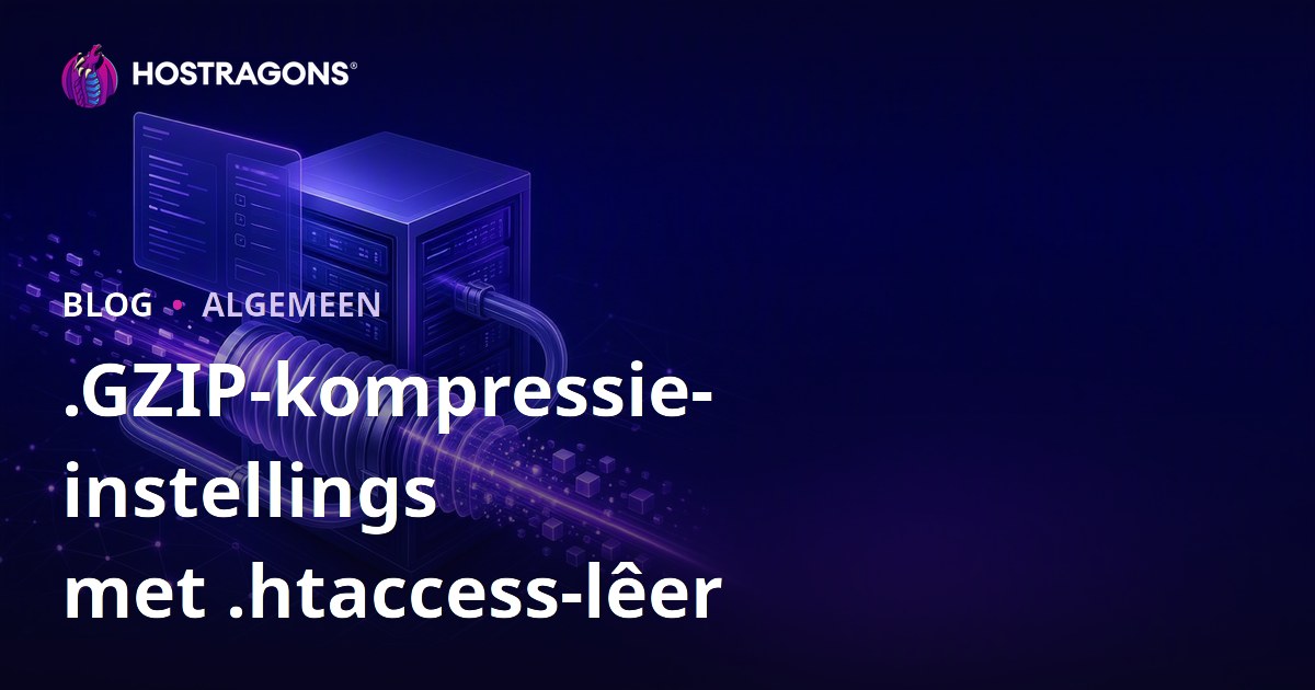 .GZIP-kompressie-instellings met .htaccess-lêer