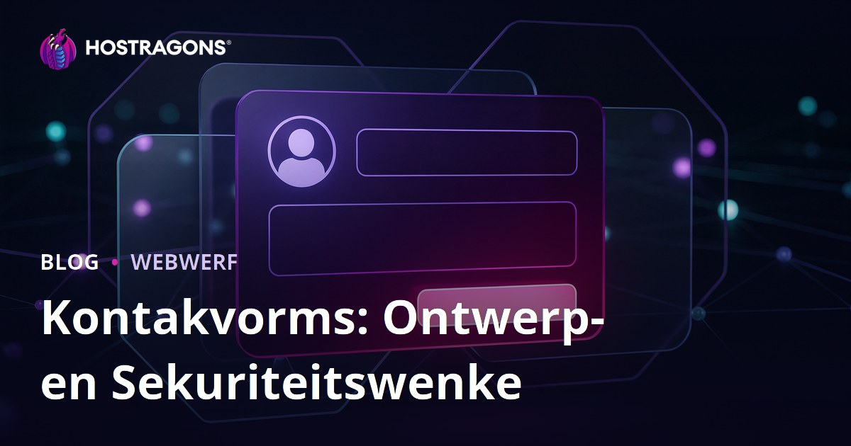 Kontakvorms: Ontwerp- en Sekuriteitswenke