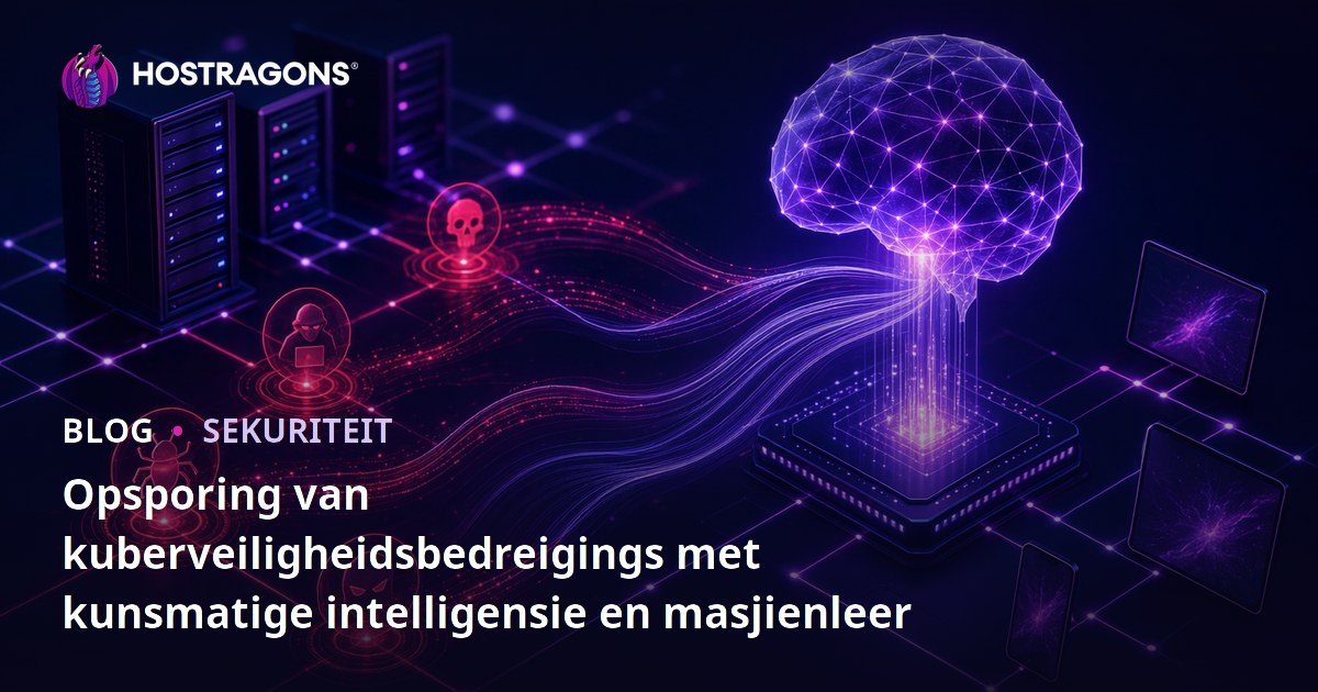 Opsporing van kuberveiligheidsbedreigings met kunsmatige intelligensie en masjienleer