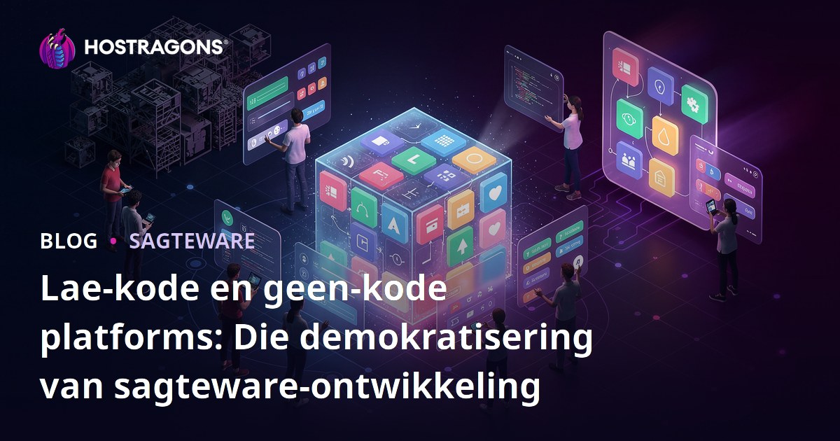 Lae-kode en geen-kode platforms: Die demokratisering van sagteware-ontwikkeling