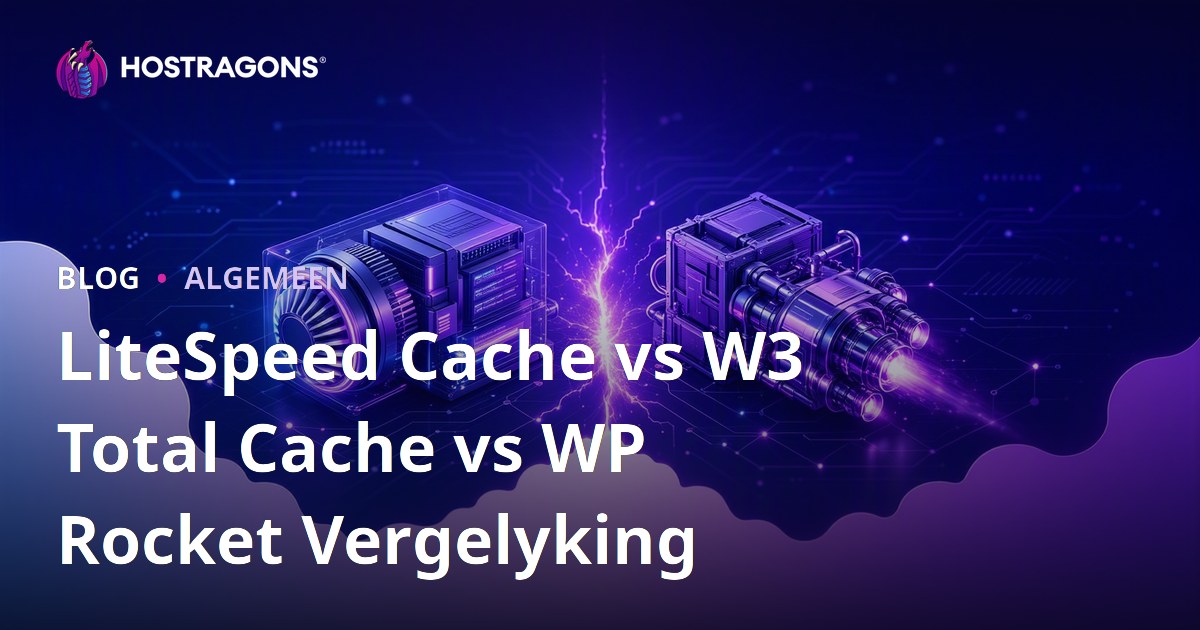 LiteSpeed Cache vs W3 Total Cache vs WP Rocket Vergelyking