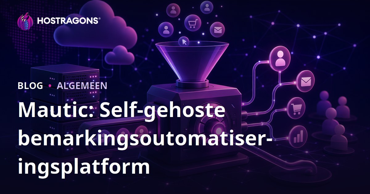 Mautic: Self-gehoste bemarkingsoutomatiseringsplatform