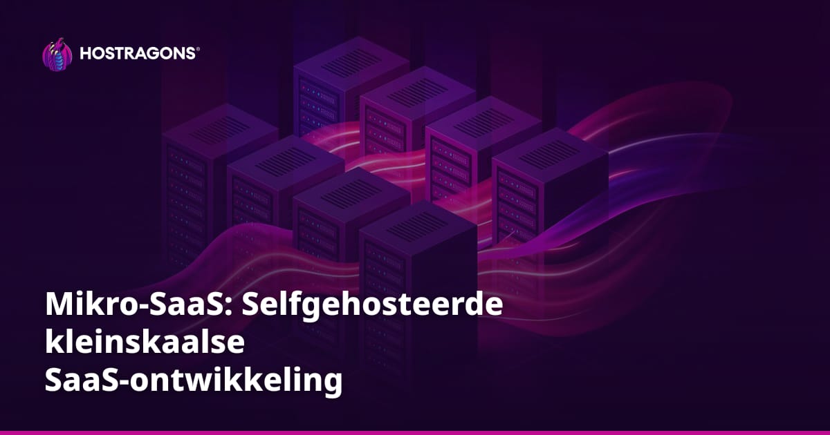 Mikro-SaaS: Selfgehosteerde kleinskaalse SaaS-ontwikkeling
