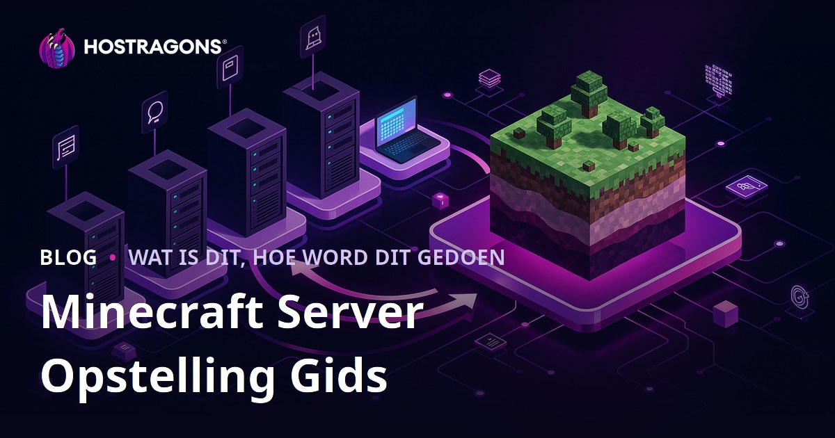Minecraft Server Opstelling Gids