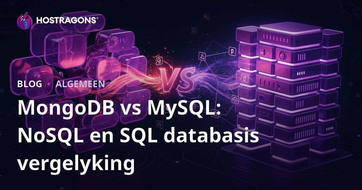 MongoDB vs MySQL: NoSQL en SQL databasis vergelyking
