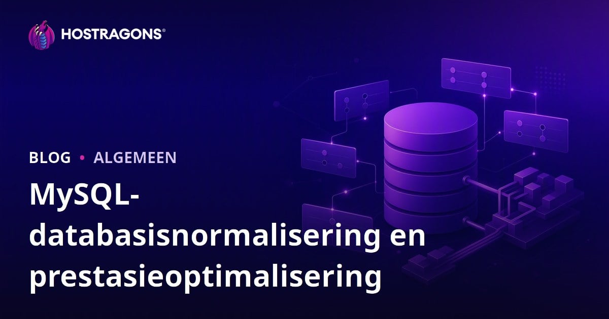 MySQL-databasisnormalisering en prestasieoptimalisering