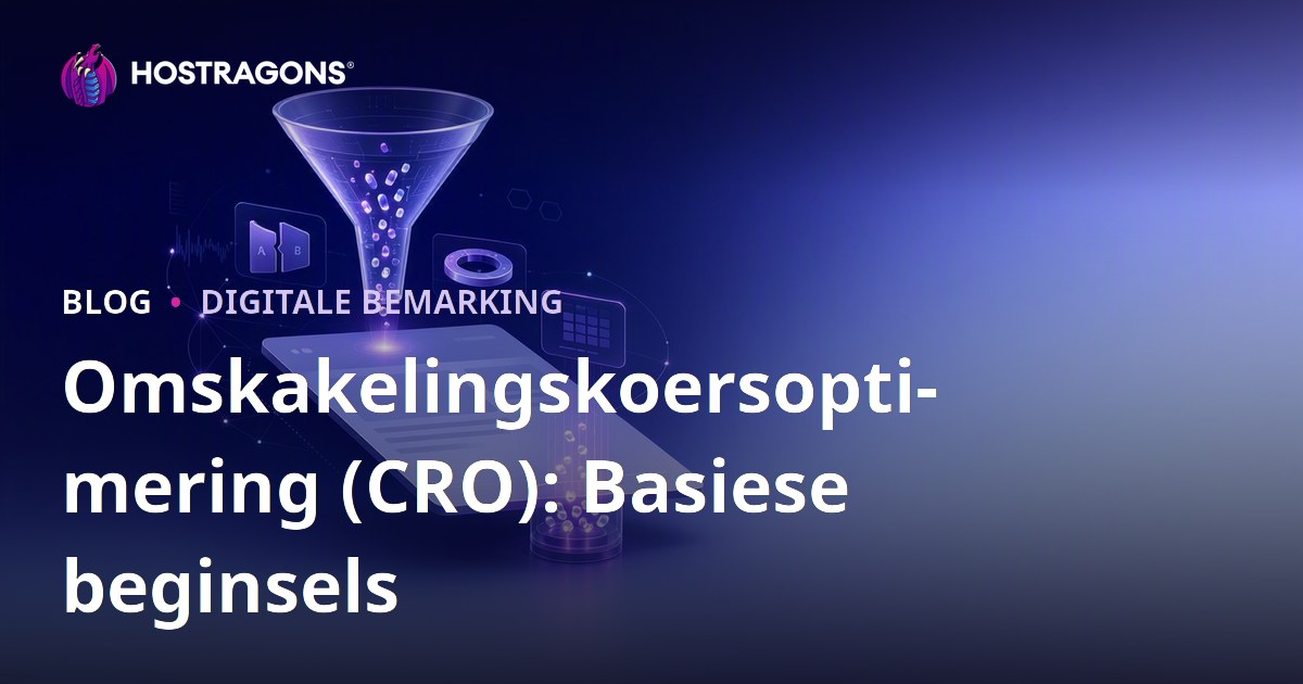 Omskakelingskoersoptimering (CRO): Basiese beginsels