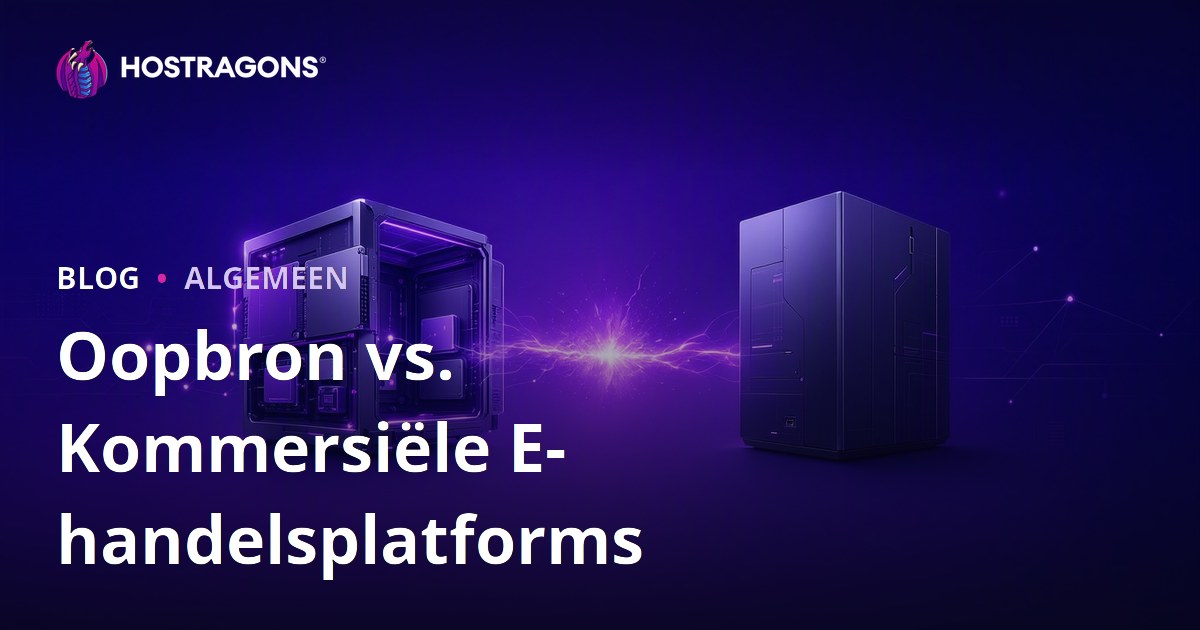 Oopbron vs. Kommersiële E-handelsplatforms