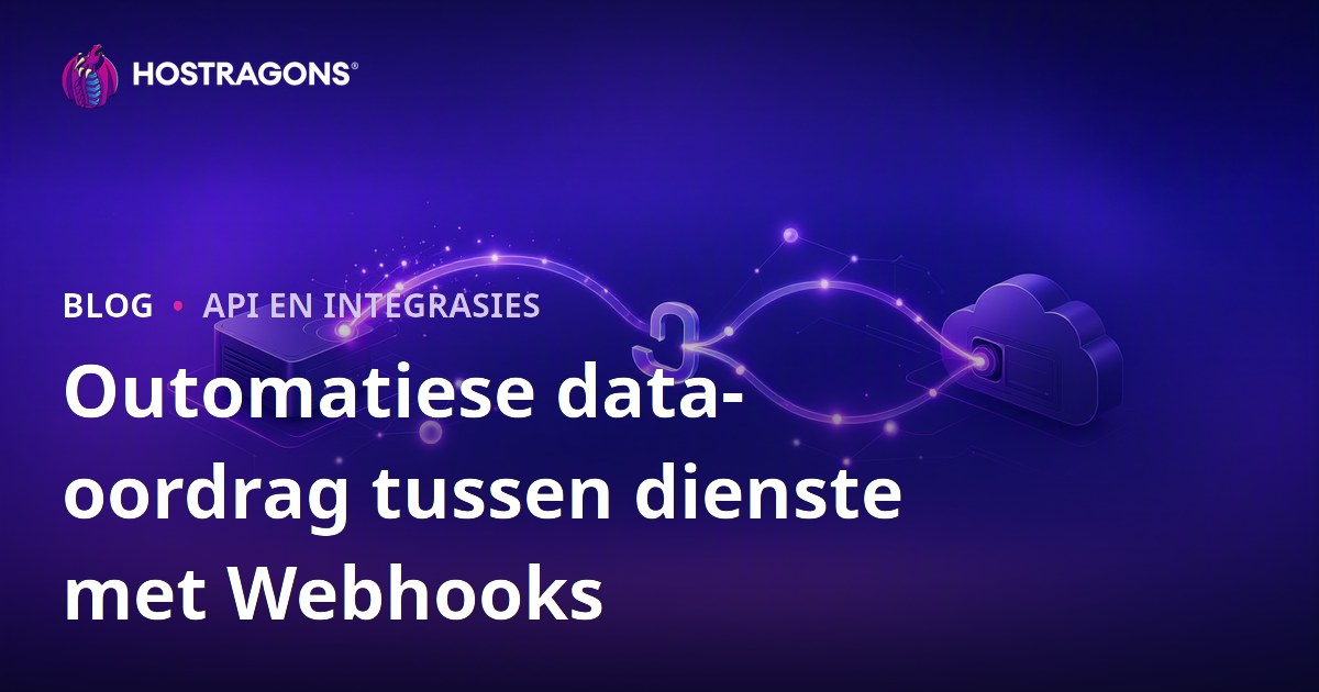 Outomatiese data-oordrag tussen dienste met Webhooks