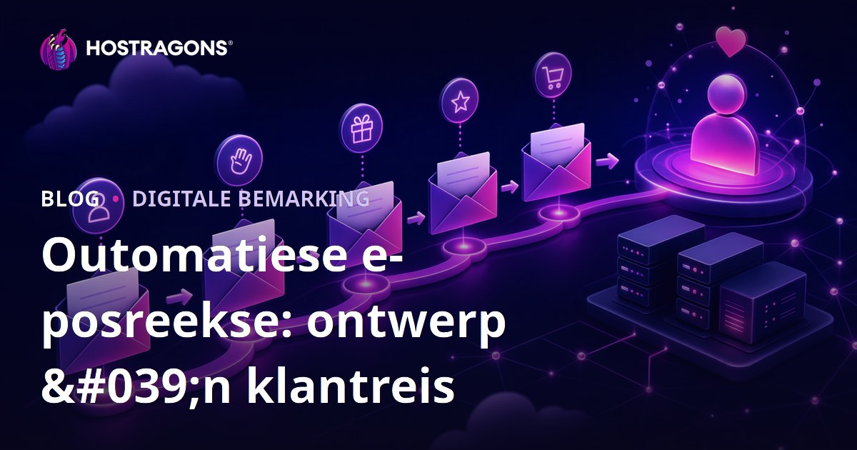 Outomatiese e-posreekse: ontwerp 'n klantreis