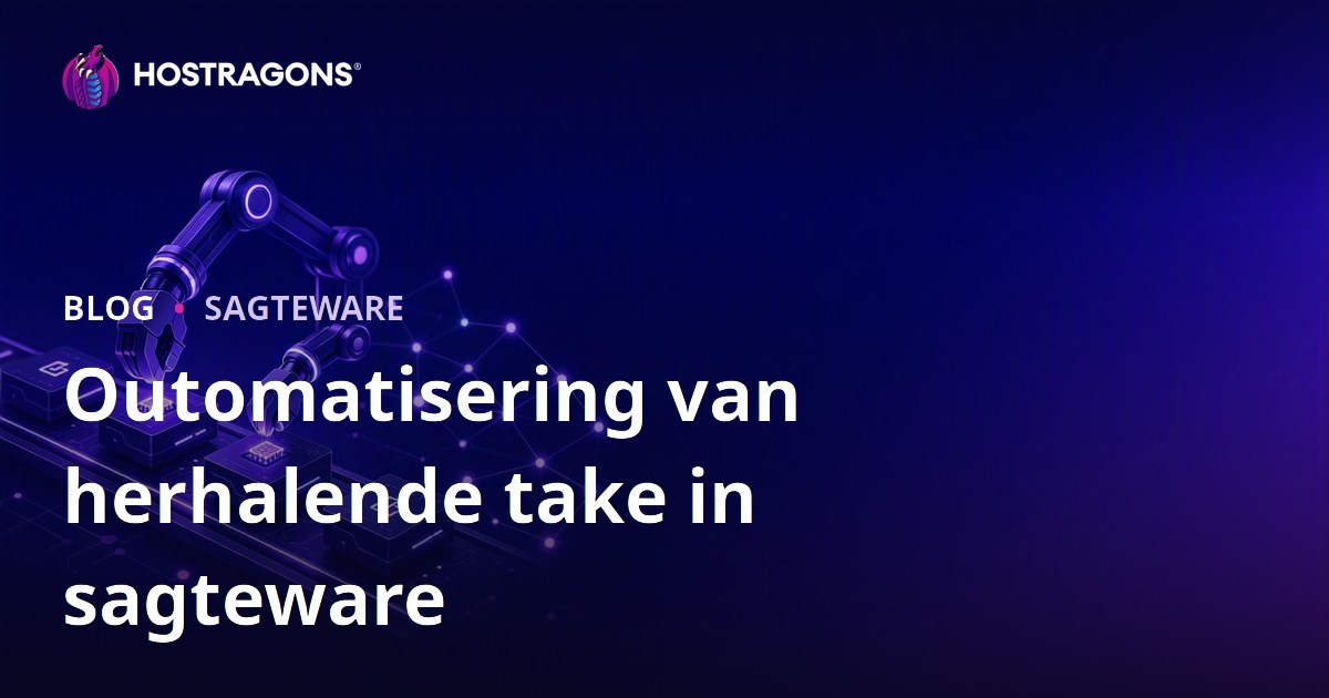 Outomatisering van herhalende take in sagteware
