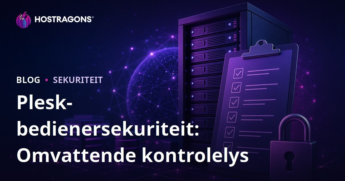 Plesk-bedienersekuriteit: Omvattende kontrolelys