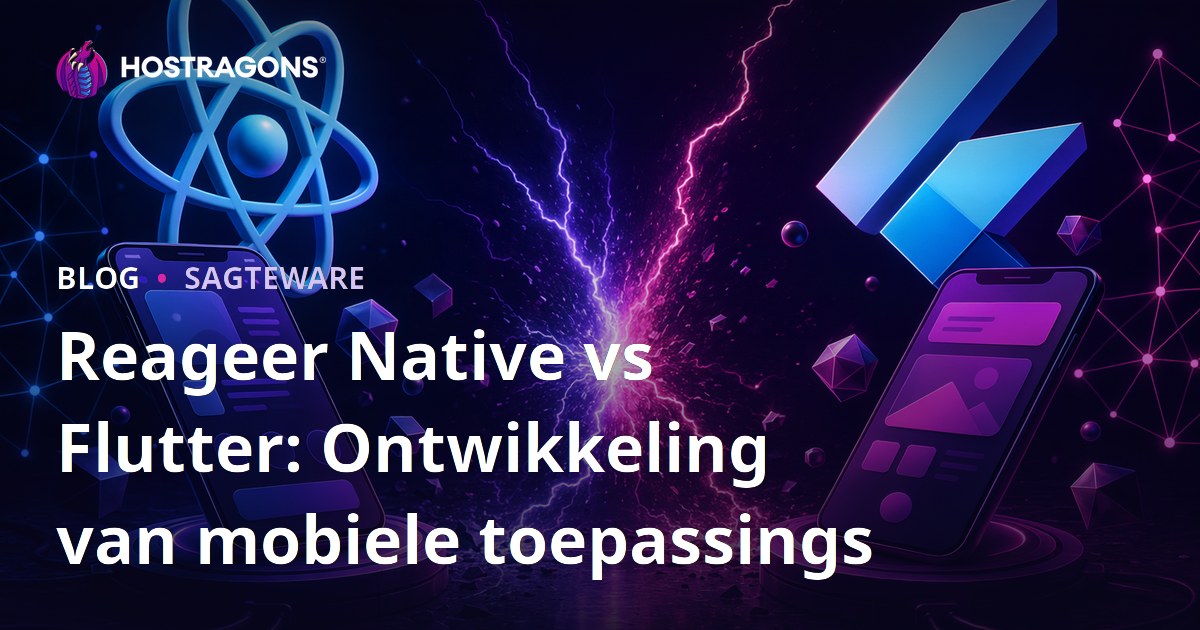 Reageer Native vs Flutter: Ontwikkeling van mobiele toepassings