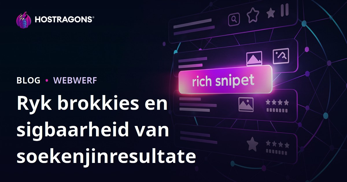 Ryk brokkies en sigbaarheid van soekenjinresultate