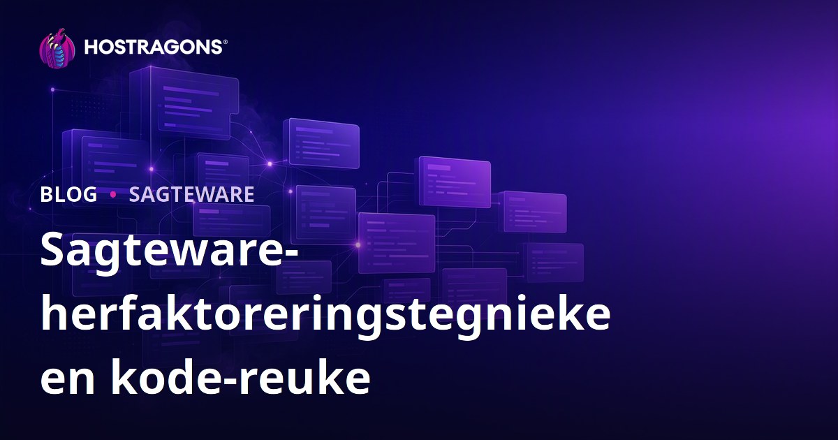 Sagteware-herfaktoreringstegnieke en kode-reuke