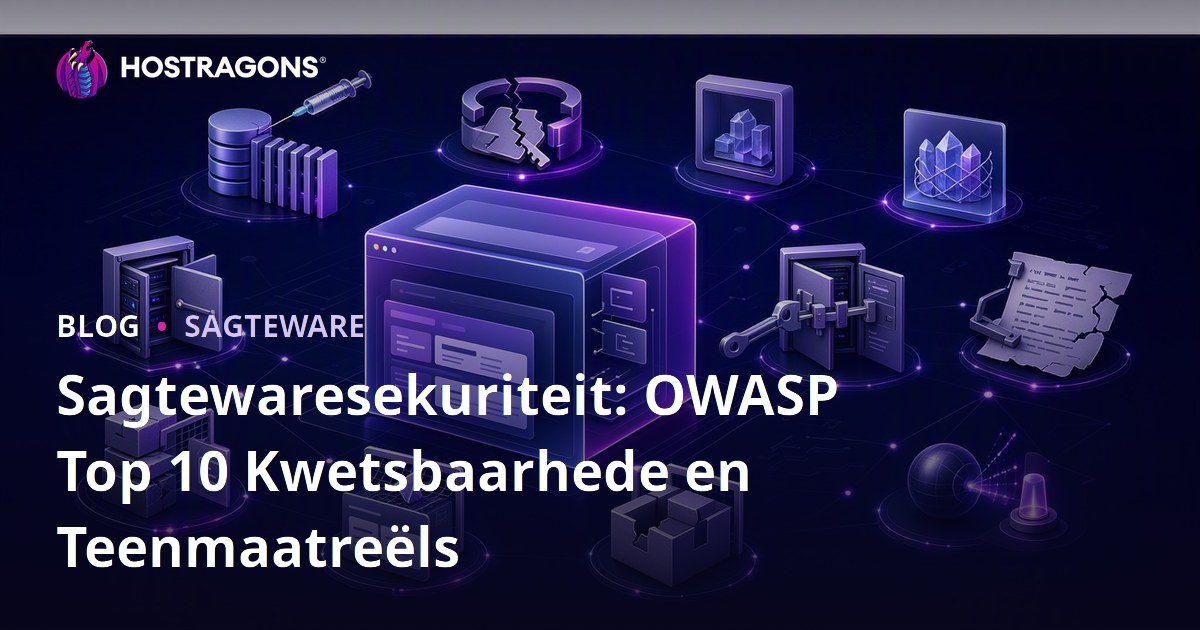 Sagtewaresekuriteit: OWASP Top 10 Kwetsbaarhede en Teenmaatreëls