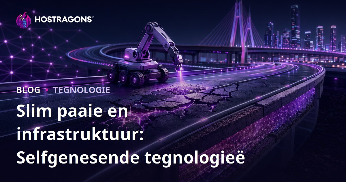 Slim paaie en infrastruktuur: Selfgenesende tegnologieë